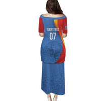 DR Congo Football 2026 Les Leopards Custom Family Matching Puletasi and Hawaiian Shirt Glory Upon Glory - Wonder Print Shop
