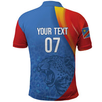 DR Congo Football 2026 Les Leopards Custom Polo Shirt Glory Upon Glory - Wonder Print Shop