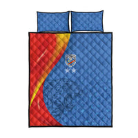 DR Congo Football 2026 Les Leopards Quilt Bed Set Glory Upon Glory - Wonder Print Shop