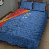 DR Congo Football 2026 Les Leopards Quilt Bed Set Glory Upon Glory - Wonder Print Shop