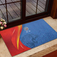 DR Congo Football 2026 Les Leopards Rubber Doormat Glory Upon Glory - Wonder Print Shop