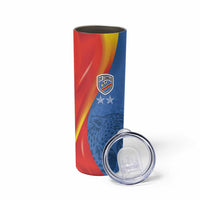 DR Congo Football 2026 Les Leopards Custom Skinny Tumbler Glory Upon Glory - Wonder Print Shop