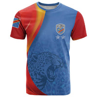 DR Congo Football 2026 Les Leopards Custom T Shirt Glory Upon Glory - Wonder Print Shop
