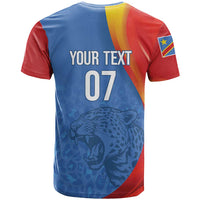 DR Congo Football 2026 Les Leopards Custom T Shirt Glory Upon Glory - Wonder Print Shop