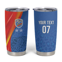 DR Congo Football 2026 Les Leopards Custom Tumbler Cup Glory Upon Glory - Wonder Print Shop