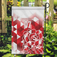 England Rugby Custom Garden Flag Crystalised Red Rose - Wonder Print Shop