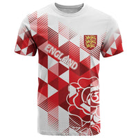 England Rugby Custom T Shirt Crystalised Red Rose - Wonder Print Shop