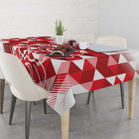 England Rugby Custom Tablecloth Crystalised Red Rose - Wonder Print Shop