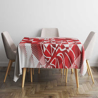 England Rugby Custom Tablecloth Crystalised Red Rose - Wonder Print Shop