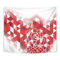 England Rugby Custom Tapestry Crystalised Red Rose - Wonder Print Shop