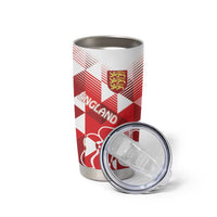 England Rugby Custom Tumbler Cup Crystalised Red Rose - Wonder Print Shop