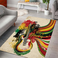 Reggae Soul B.Marley Grungy Area Rug Get Up Stand Up - Wonder Print Shop