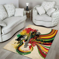 Reggae Soul B.Marley Grungy Area Rug Get Up Stand Up - Wonder Print Shop
