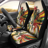Reggae Soul B.Marley Grungy Car Seat Cover Get Up Stand Up - Wonder Print Shop