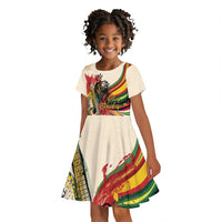 Reggae Soul B.Marley Grungy Kid Short Sleeve Dress Get Up Stand Up - Wonder Print Shop