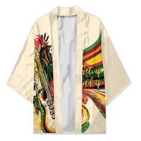 Reggae Soul B.Marley Grungy Kimono Get Up Stand Up - Wonder Print Shop