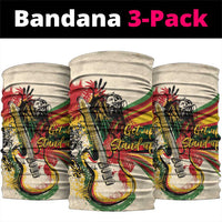 Reggae Soul B.Marley Grungy Neck Gaiter Get Up Stand Up - Wonder Print Shop