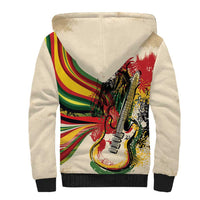 Reggae Soul B.Marley Grungy Sherpa Hoodie Get Up Stand Up - Wonder Print Shop
