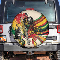 Reggae Soul B.Marley Grungy Spare Tire Cover Get Up Stand Up - Wonder Print Shop