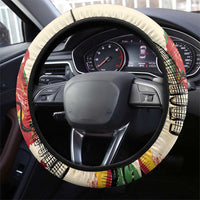 Reggae Soul B.Marley Grungy Steering Wheel Cover Get Up Stand Up - Wonder Print Shop