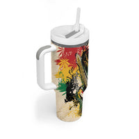 Reggae Soul B.Marley Grungy Tumbler With Handle Get Up Stand Up - Wonder Print Shop