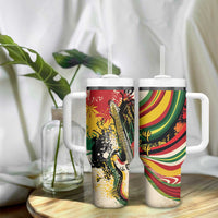 Reggae Soul B.Marley Grungy Tumbler With Handle Get Up Stand Up - Wonder Print Shop