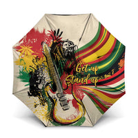 Reggae Soul B.Marley Grungy Umbrella Get Up Stand Up - Wonder Print Shop