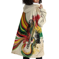 Reggae Soul B.Marley Grungy Wearable Blanket Hoodie Get Up Stand Up - Wonder Print Shop