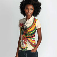 Reggae Soul B.Marley Grungy Women Polo Shirt Get Up Stand Up - Wonder Print Shop