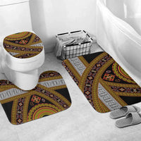 Cameroon Bamenda Toghu Inspired Bathroom Set Classic Motifs