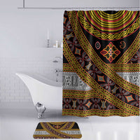 Cameroon Bamenda Toghu Inspired Bathroom Set Classic Motifs