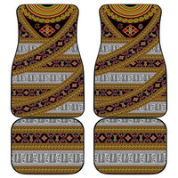 Cameroon Bamenda Toghu Inspired Car Mats Classic Motifs