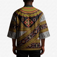 Cameroon Bamenda Toghu Inspired Kimono Classic Motifs
