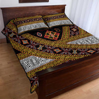 Cameroon Bamenda Toghu Inspired Quilt Bed Set Classic Motifs