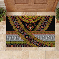 Cameroon Bamenda Toghu Inspired Rubber Doormat Classic Motifs