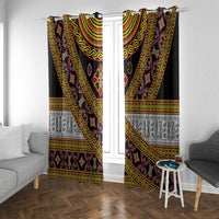 Cameroon Bamenda Toghu Inspired Window Curtain Classic Motifs