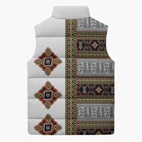 Cameroon Ndop Atoghu Inspired Sleeveless Puffer Jacket