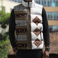 Cameroon Ndop Atoghu Inspired Sleeveless Puffer Jacket