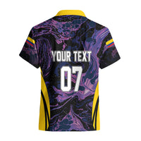 Personalised Colombia Football Hawaiian Shirt World Cup 2023 Cano Cristales River Style - Wonder Print Shop