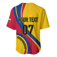 Personalised Colombia Football Baseball Jersey World Cup 2023 Chicas Superpoderosas LT7 - Wonder Print Shop