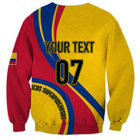 Personalised Colombia Football Sweatshirt World Cup 2023 Chicas Superpoderosas - Wonder Print Shop