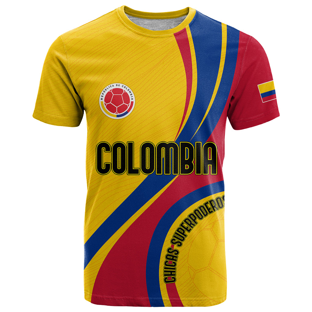 personalised-colombia-football-t-shirt-world-cup-2023-chicas-superpoderosas