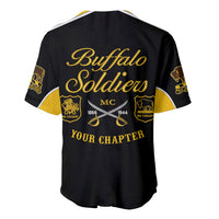Personalised Buffalo Soldiers Baseball Jersey History of Heroes LT7 - Wonder Print Shop