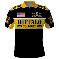 Personalised Buffalo Soldiers Polo Shirt History of Heroes - Wonder Print Shop