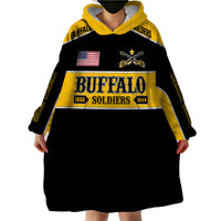 Personalised Buffalo Soldiers Wearable Blanket Hoodie History of Heroes - Wonder Print Shop