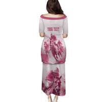 Personalised Kentucky Horse Racing Family Matching Puletasi and Hawaiian Shirt 151st Anniversary - Pink Out LT7