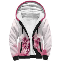 Personalised Kentucky Horse Racing Sherpa Hoodie 151st Anniversary - Pink Out LT7