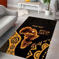 Africa Day Personalized Area Rug Ethnic Retro Style LT7 - Wonder Print Shop