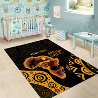 Africa Day Personalized Area Rug Ethnic Retro Style LT7 - Wonder Print Shop