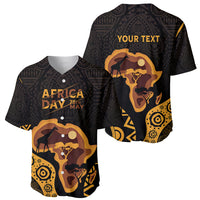 Africa Day Personalized Baseball Jersey Ethnic Retro Style LT7 - Wonder Print Shop